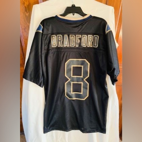 NFL Players - Nike brand Sam Bradford #8 Rams v-neck jersey - men’s size Medium - Picture 3 of 3